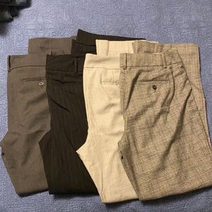 Lot of Four Ann Taylor Dress Pants size 12